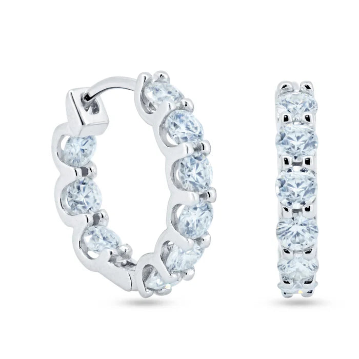 Moissanite Hoops