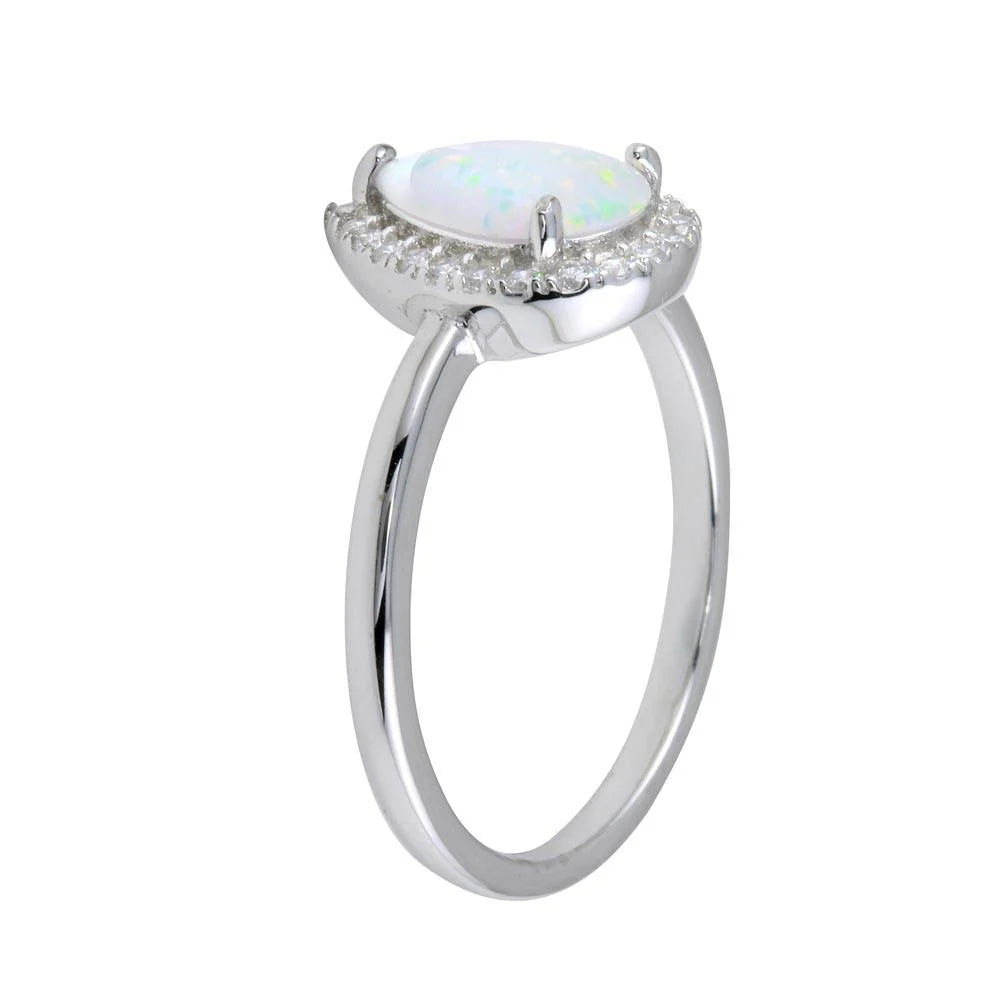 Pear Opal Ring