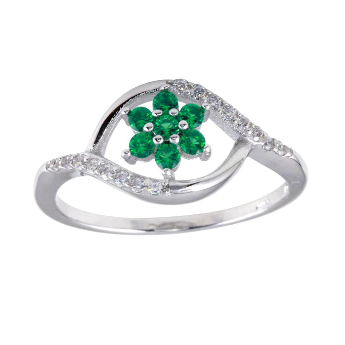 Emerald Floral RIng