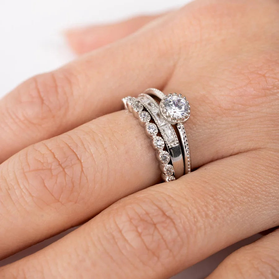 Sparkle Stackable Ring Set