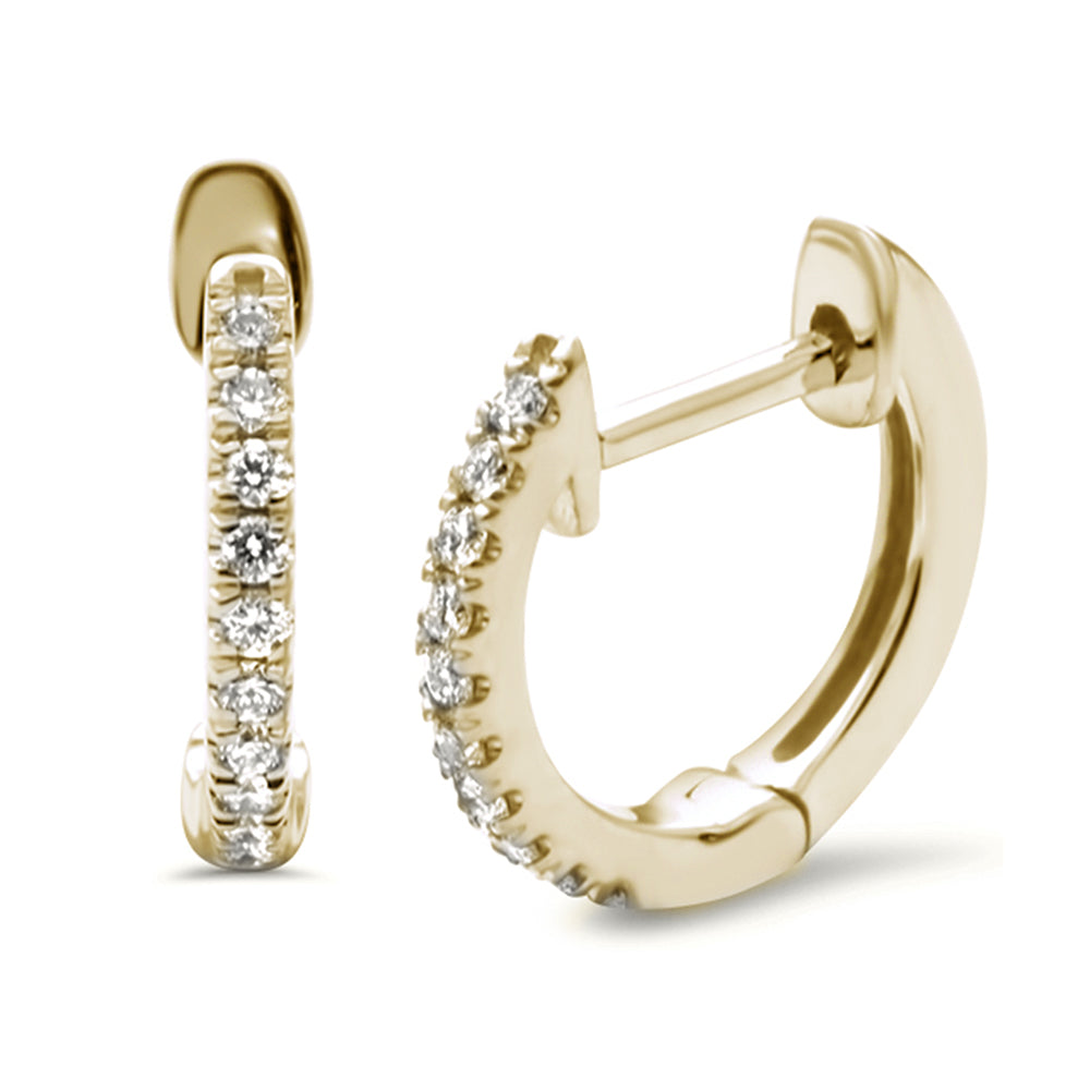 14K Petite Classic Hoops