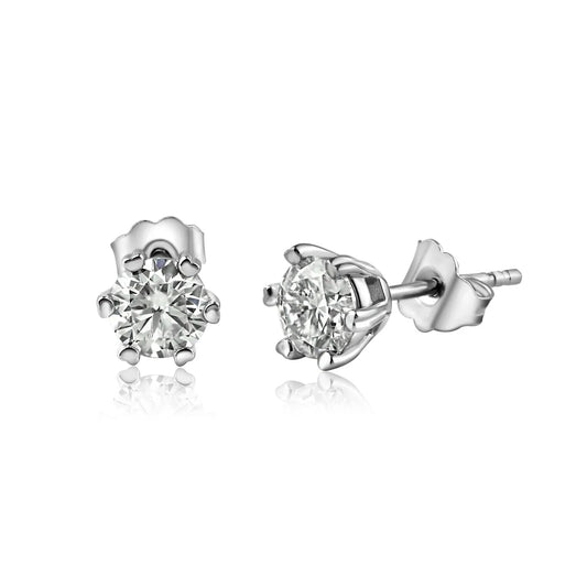 Classic Moissanite Stud Earrings
