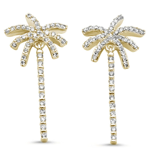 Diamond Palm Tree Earrings