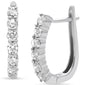 Diamond Hoop Earrings