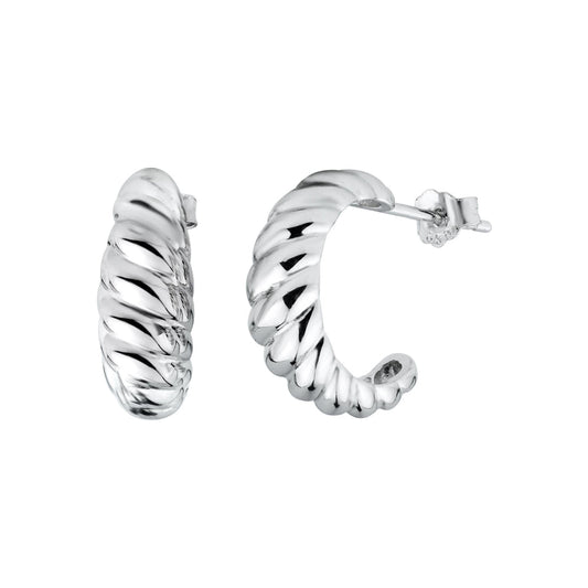 Sterling Silver Braid Earring