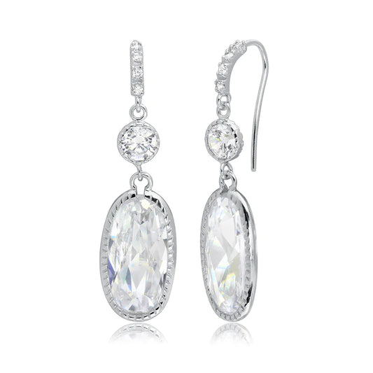 Elegant Oval Earrings