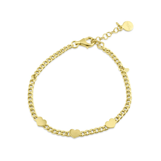 Trio Heart Bracelet