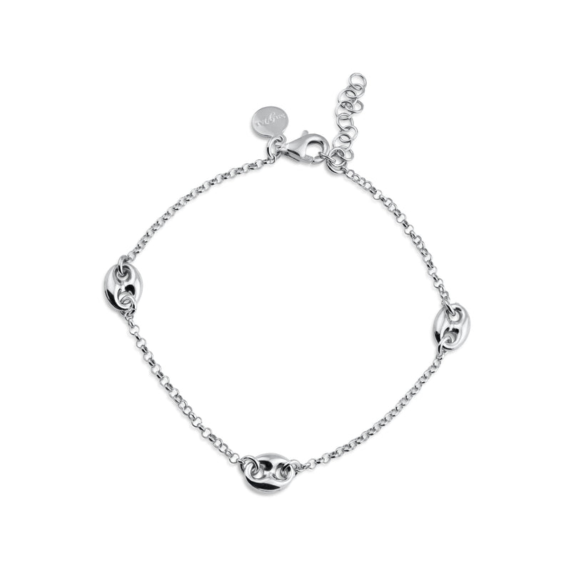 Mariner Trio Charm Bracelet