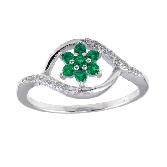 Emerald Floral RIng